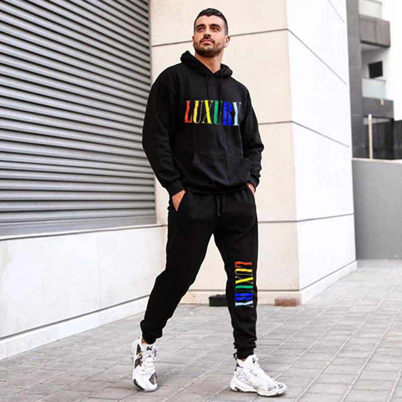 Sweat à capuche imprimé pour hommes