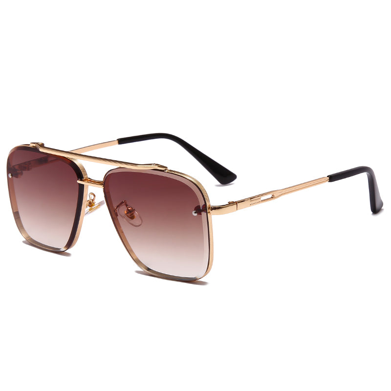 Lunettes de soleil en métal vintage