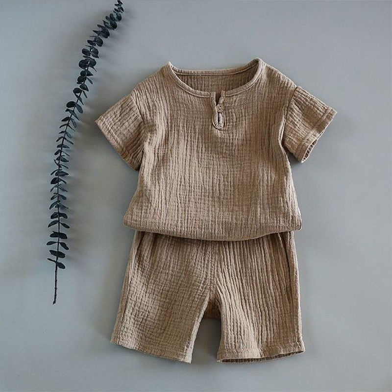 Ensemble d'été à manches courtes pour bébé garçon