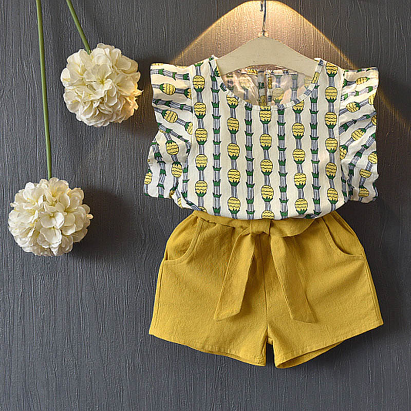 Ensemble haut et short fille