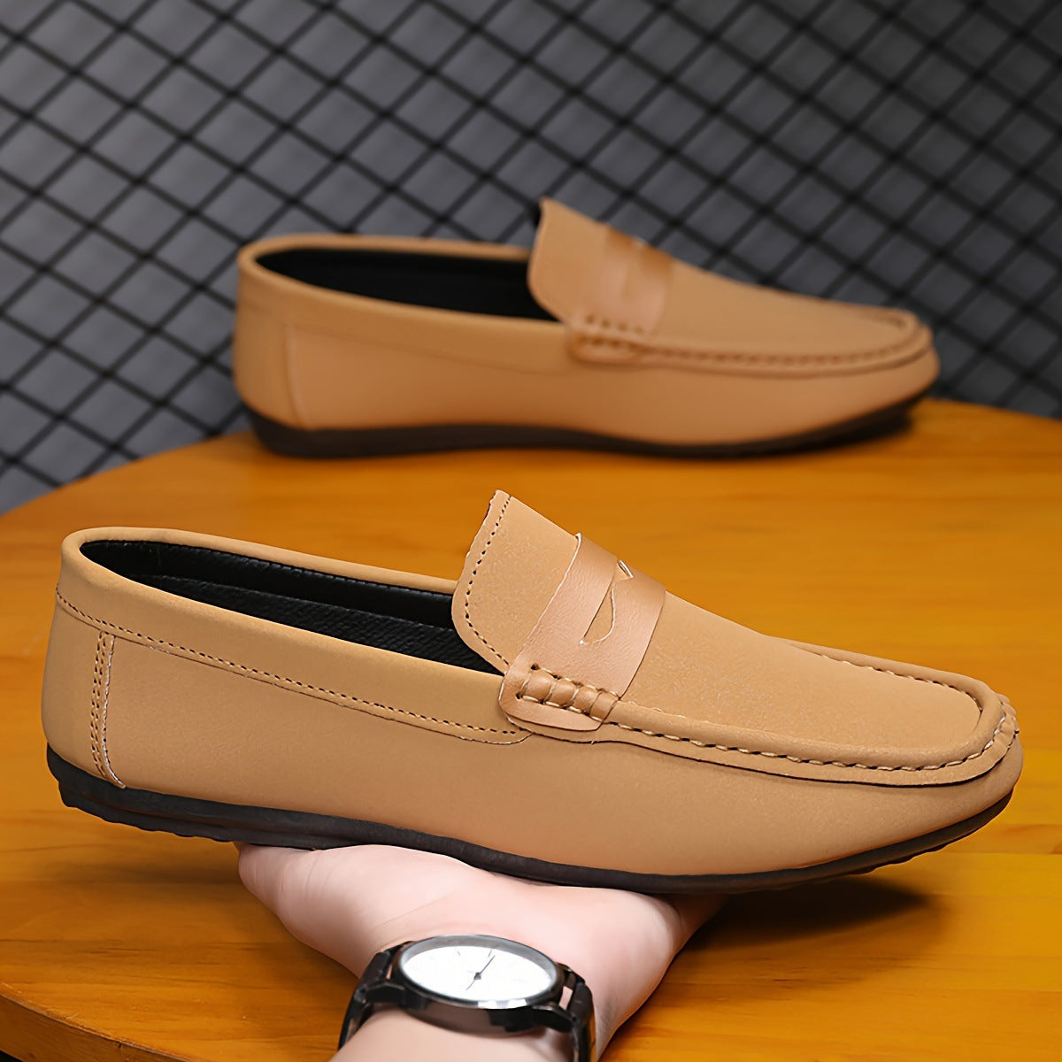 Mocassins élégants pour homme à enfiler