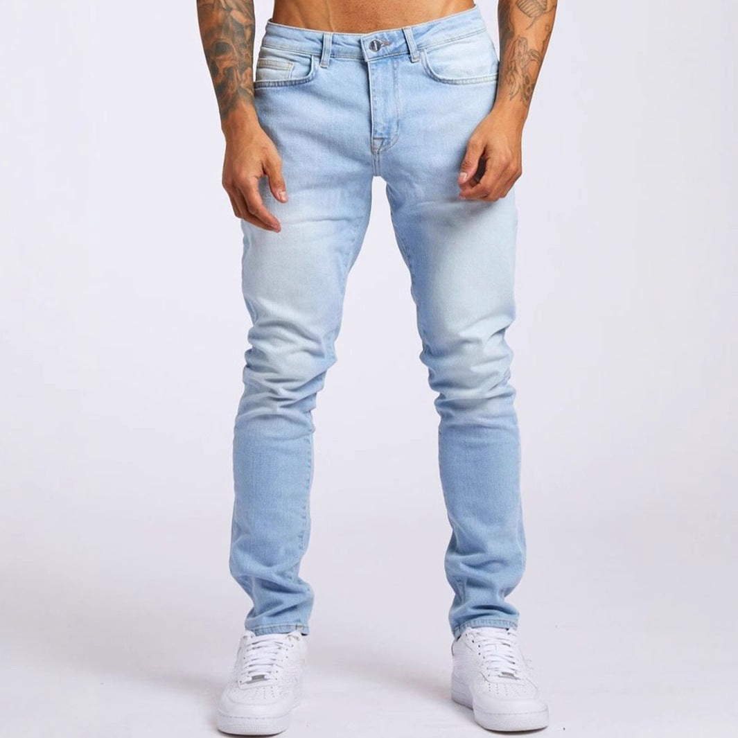 Nouveaux pantalons en jean homme coupe slim