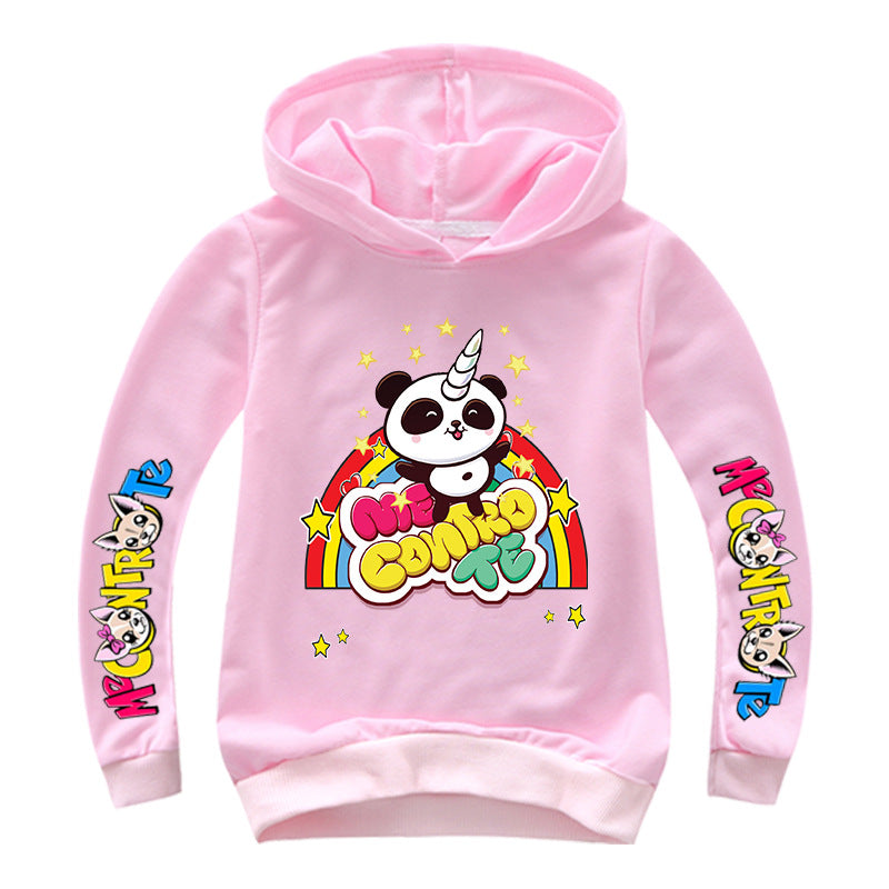 Sweat à capuche multicolore de dessin animé CUHK