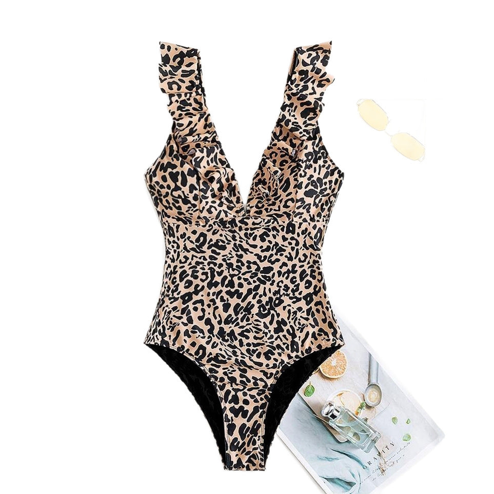 Maillot de bain pour femmes imprimé léopard