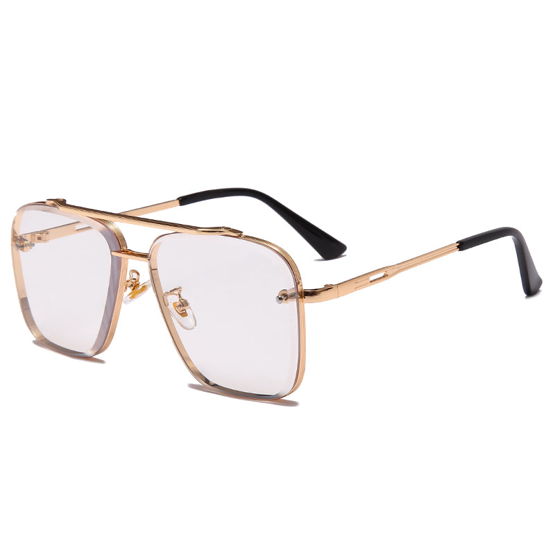 Lunettes de soleil en métal vintage