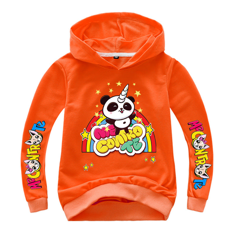 Sweat à capuche multicolore de dessin animé CUHK
