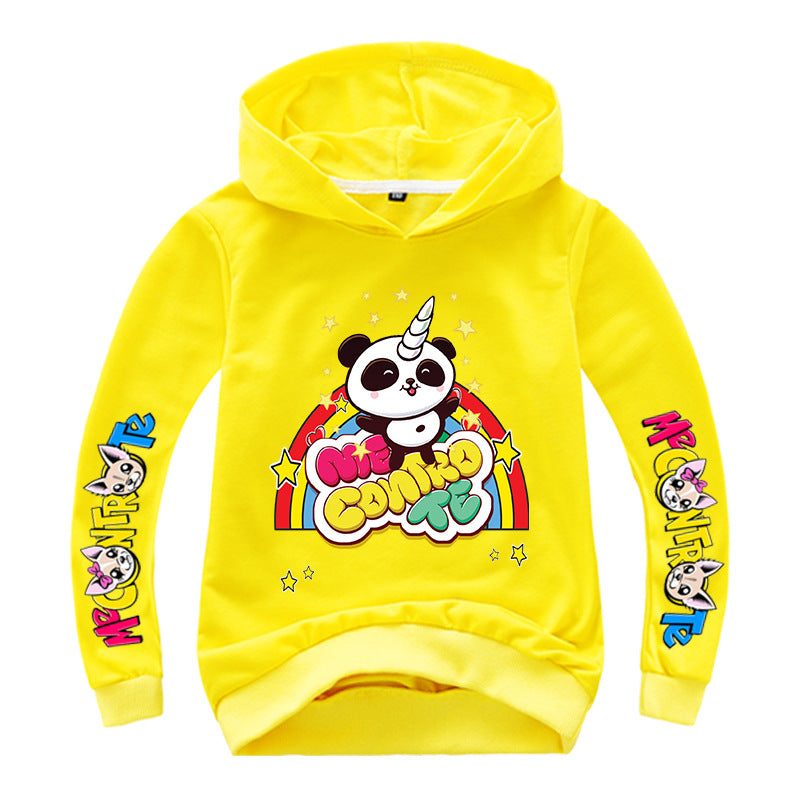 Sweat à capuche multicolore de dessin animé CUHK