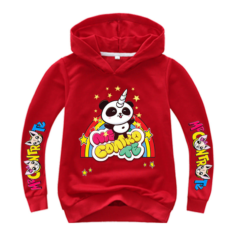 Sweat à capuche multicolore de dessin animé CUHK