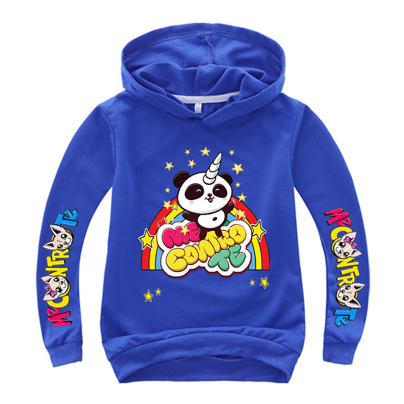 Sweat à capuche multicolore de dessin animé CUHK
