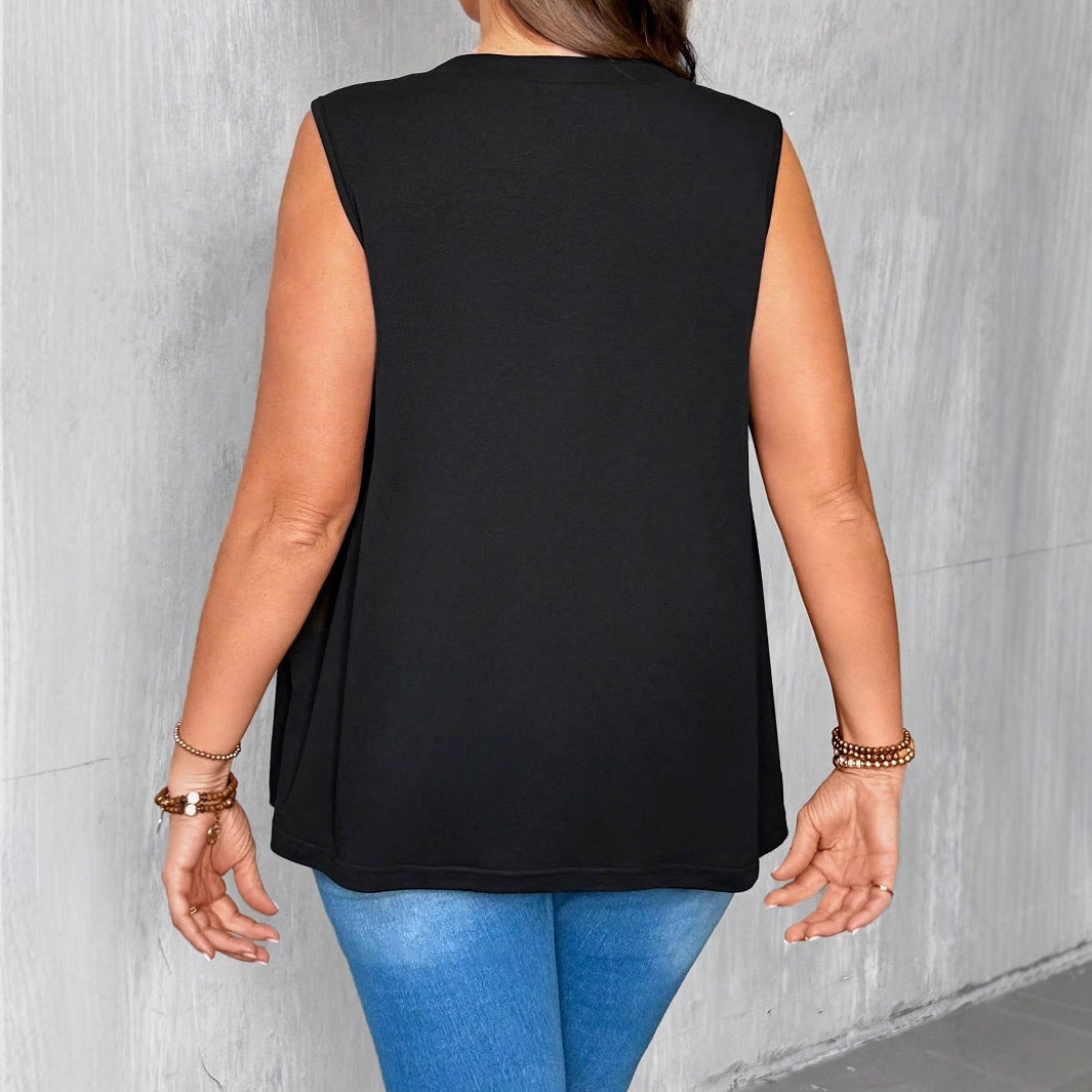 Cardigan d'été pour femmes grande taille à col rond avec patchwork en dentelle