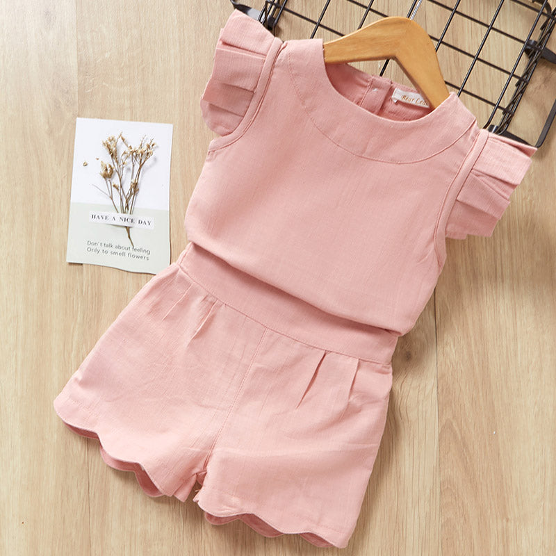 Ensemble haut et short fille