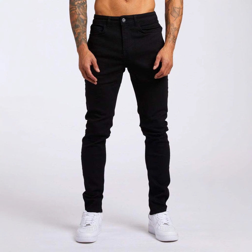 Nouveaux pantalons en jean homme coupe slim