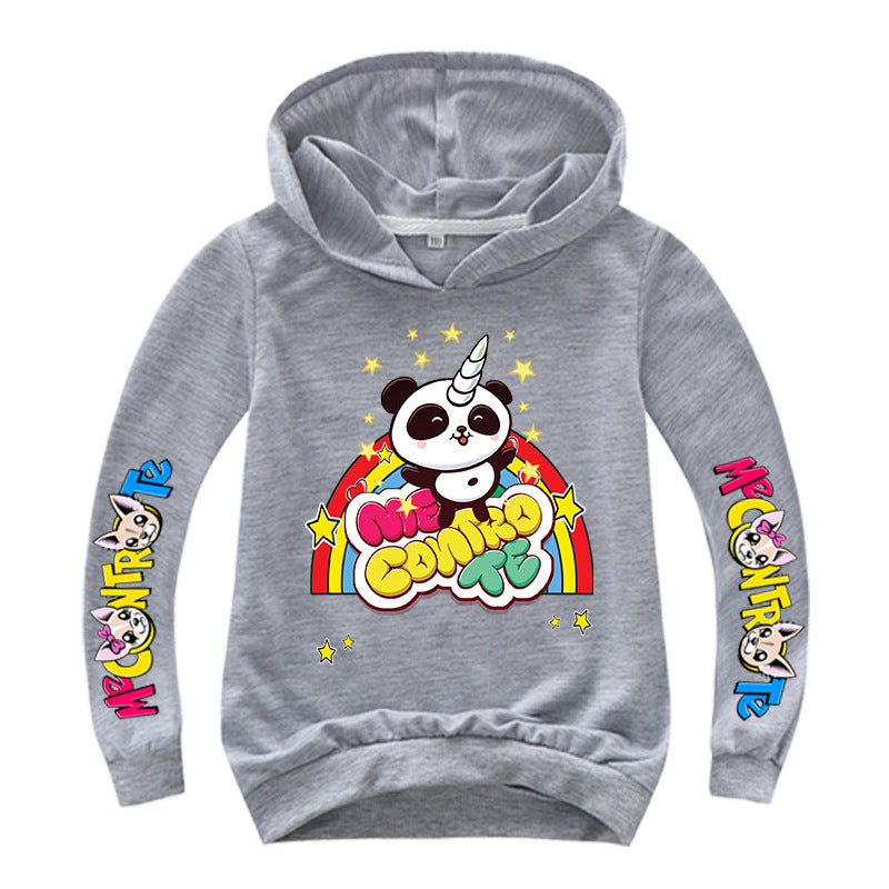 Sweat à capuche multicolore de dessin animé CUHK