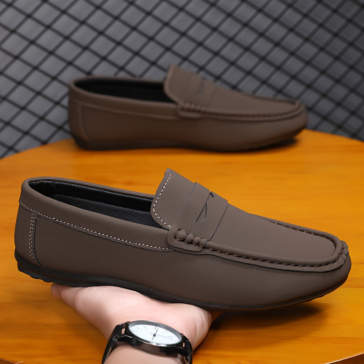Mocassins élégants pour homme à enfiler
