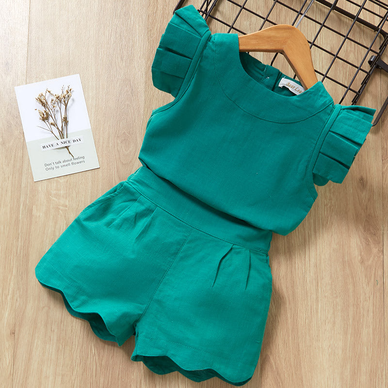 Ensemble haut et short fille