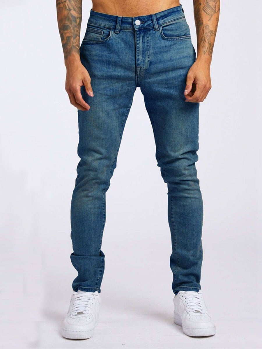 Nouveaux pantalons en jean homme coupe slim