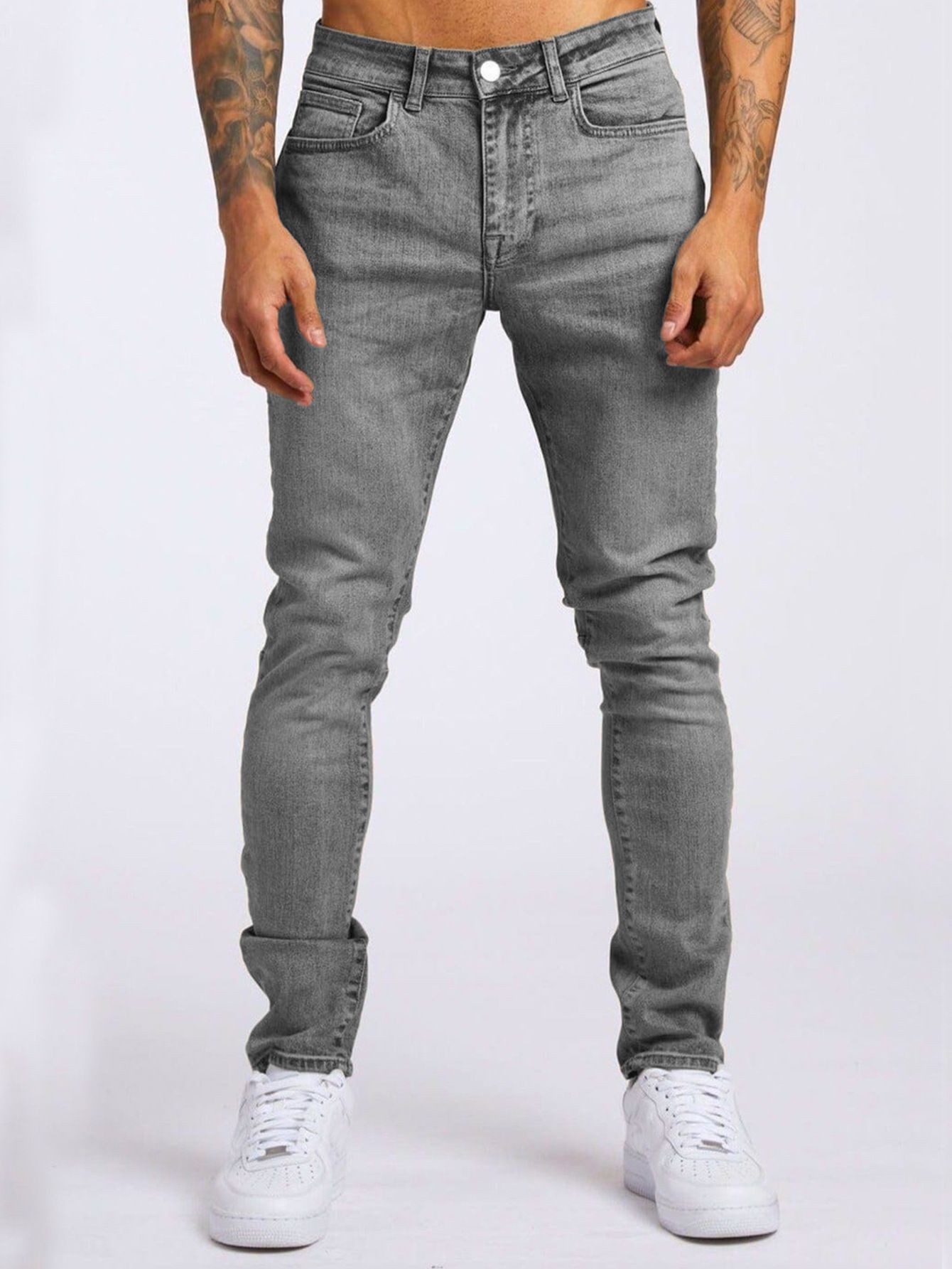 Nouveaux pantalons en jean homme coupe slim