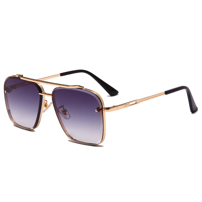 Lunettes de soleil en métal vintage