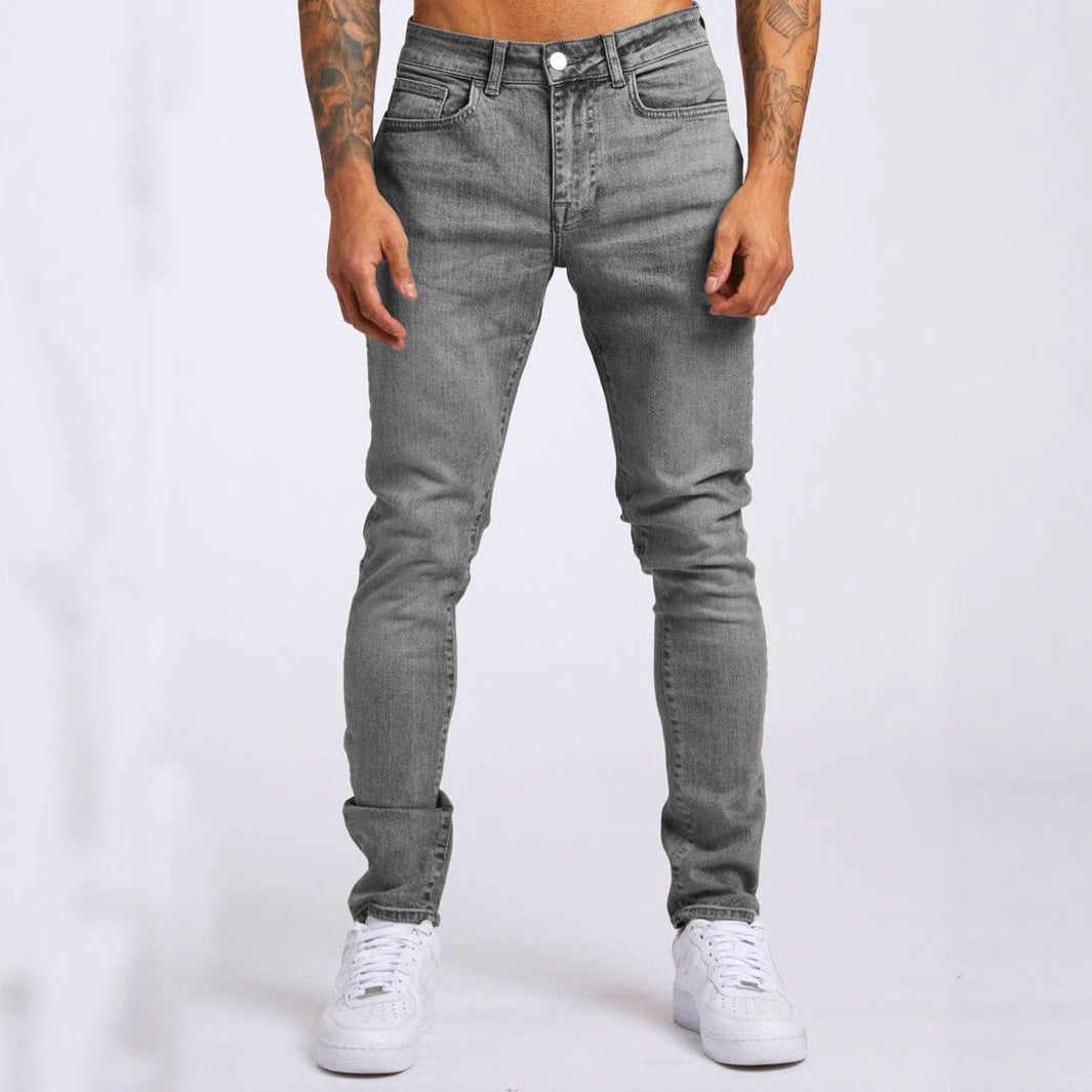 Nouveaux pantalons en jean homme coupe slim